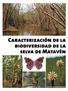 Caracterización de la biodiversidad de la selva de Matavén