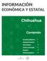 Chihuahua Contenido Geografía y Población Actividad Económica Sector Externo Ciencia y Tecnología Directorio Informes de Labores