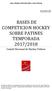 BASES DE COMPETICION HOCKEY SOBRE PATINES TEMPORADA 2017/2018 Comité Nacional de Hockey Patines