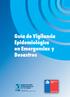 Guía de Vigilancia Epidemiológica en Emergencias y Desastres