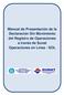 Manual de Presentación de la Declaración Sin Movimiento del Registro de Operaciones a través de Sunat Operaciones en Línea - SOL