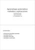 Aprendizaje automático: métodos y aplicaciones