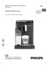 HD8847 HD8848 INSTRUCCIONES DE USO.  Máquina de café exprés superautomática 4000 series