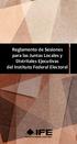 Reglamento de Sesiones para las Juntas Locales y Distritales Ejecutivas del Instituto Federal Electoral