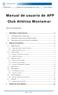Manual de usuario de APP Club Atlético Montemar