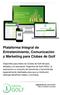 Plataforma Integral de Entretenimiento, Comunicación y Marketing para Clubes de Golf