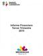 Informe Financiero Tercer Trimestre 2015