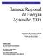 Balance Regional de Energía Ayacucho 2005