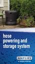 hose powering and storage system BY BRIGGS&STRATTON