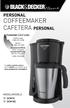 COFFEEMAKER CAFETERA PERSONAL