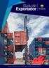 Guía del. Exportador. Ministerio de Comercio Exterior - PRO ECUADOR - Dirección de Balcón de Servicios
