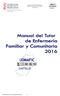 Manual del Tutor de residentes de EFyC 0. Unitat Docent Multiprofesional d Atenció Familiar i Comunitària de Castelló