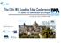 The 13th IWA Leading Edge Conference On water and wastewater tecnologies