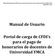 Manual de Usuario Portal de carga de CFDI s para el pago de honorarios de docentes de Universidad YMCA