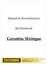 Manual de Procedimientos. del Sistema de. Garantías Michigan