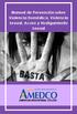 Manual de Prevención sobre Violencia Doméstica, Violencia Sexual, Acoso y Hostigamiento Sexual