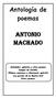 Antología de poemas. Antonio Machado