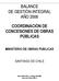 BALANCE DE GESTIÓN INTEGRAL AÑO 2006 COORDINACIÓN DE CONCESIONES DE OBRAS PÚBLICAS