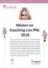 Máster en Coaching con PNL 2018