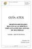 GUÍA ATEX RESPONSABILIDADES RELATIVAS AL DISEÑO E IMPLANTACIÓN DEL SITEMA DE SEGURIDAD SADIM GRUPO HUNOSA