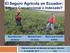 El Seguro Agrícola en Ecuador: 1 Seguro Convencional o Indexado?