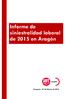 Informe de siniestralidad laboral de 2015 en Aragón