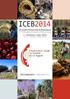 ICEB2014. VI Congreso Internacional de Etnobotánica VI th International Congress of Ethnobotany