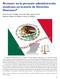 Acciones en la presente administración mexicana en materia de Derechos Humanos*