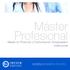 Máster Profesional. Master en Protocolo y Comunicación Empresarial e Institucional