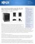 UPS SmartOnline de doble conversión 120V 1kVA 900W, Torre, Autonomía Extendida, Opciones de Tarjeta de Red, LCD, USB, Serial DB9
