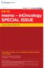 memo inoncology SPECIAL ISSUE