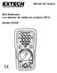 Manual del usuario. Mini Multímetro con detector de voltaje sin contacto (NCV) Modelo EX330