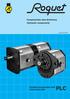 Componentes oleo-dinámicos. Hydraulic components / PLC. Bombas de engranajes serie Gear pumps type