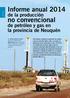 no convencional Informe anual 2014 de la producción de petróleo y gas en la provincia de Neuquén