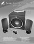 Introduction Welcome to the Audio Authority A-3780 speaker system. This 3-piece system is designed to deliver superior performance in devices such as