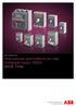 Folleto / Septiembre Interruptores automáticos en caja moldeada hasta 1600A SACE Tmax
