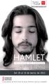 Sobre Hamlet, retrato de familia Por Ximo Flores Sinopsis de Hamlet, retrato de familia