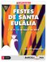 FESTES DE SANTA EULÀLIA