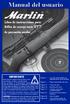 Manual del usuario. Libro de instrucciones para: Rifles de cerrojo serie XT TM de percusión anular