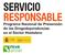 SERVICIO RESPONSABLE Programa Nacional de Prevención de las Drogodependencias en el Sector Hostelero
