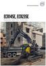 ECR145E, ECR235E. Excavadoras Volvo 14,4-16,7 t 122 hp I 23,7-27,8 t 175 hp