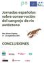 Jornadas españolas sobre conservación del cangrejo de río autóctono