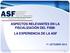 ASPECTOS RELEVANTES EN LA FISCALIZACIÓN DEL FISM: LA EXPERIENCIA DE LA ASF 1º. OCTUBRE 2014