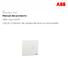 2CDC D Manual del producto ABB i-bus KNX LGS/A 1.2 Sensor de calidad del aire con termostato