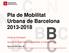 Pla de Mobilitat Urbana de Barcelona