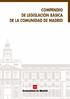 Comunidad de Madrid CONSEJERÍA DE PRESIDENCIA, JUSTICIA Y PORTAVOCÍA DEL GOBIERNO Organismo Autónomo Boletín Oficial de la Comunidad de Madrid