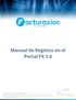 Manual de Registro en el Portal FX 3.0