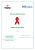 Día mundial de lucha. contra el VIH/SIDA