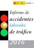 Informe de. accidentes laborales