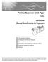 Printer/Scanner Unit Type Manual de referencia de impresora. Instrucciones